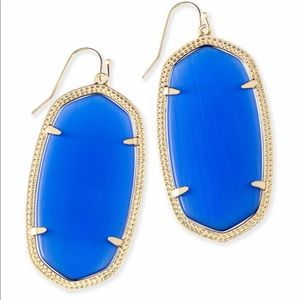 Blue Kendra Scott Danielle Statement Earrings